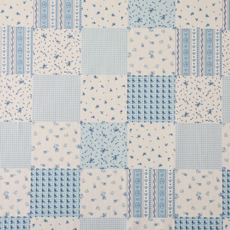 0.5m/1m/2m Korean Grid Splicing Printing Corduroy Fabrics for Sewing Children's Clothing Tablecloths Quilts Handmade DIY Fabrics