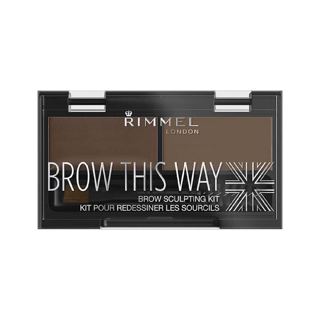 Rimmel Brow This Way Sculpting Kit 002 Mittelbraun 3.27g