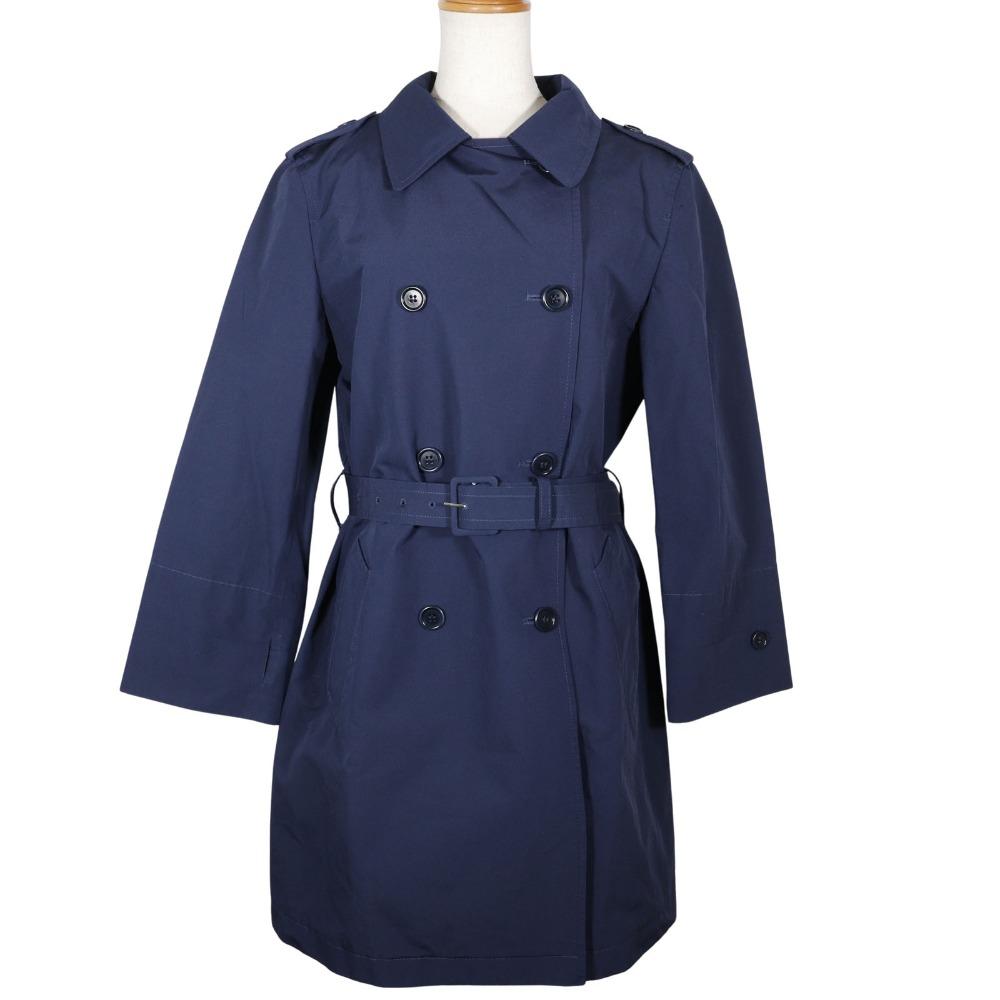 Prada Trenčkot 29Y278 Tmavě modrá bavlna/polyester Dámský Použitý