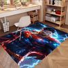 Superman Print Rug, Washable Floor Carpet, For Entryway Dorm Laundry Room Office Study, Home Decor Birthday Christmas Gift