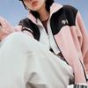 Li Ning Sports Lifestyle Series Color Block Loose Fleece Warm Dopamine Knitted Jacket Unisex Jacket Light-Pink AFDT841-2