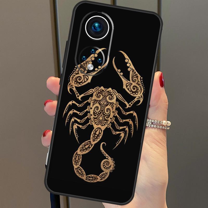 Scorpion For Huawei P20 P30 P40 Lite Pro P Smart 2019 Nova 9 5T Phone Case For Honor 50 8X 9X 10i