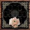 Tarot Card Cloth Tarot Reading Cloth Moonlight Flower Altar Card Mat Witchcraft Astrology Tablecloth Pad Divination Supplies