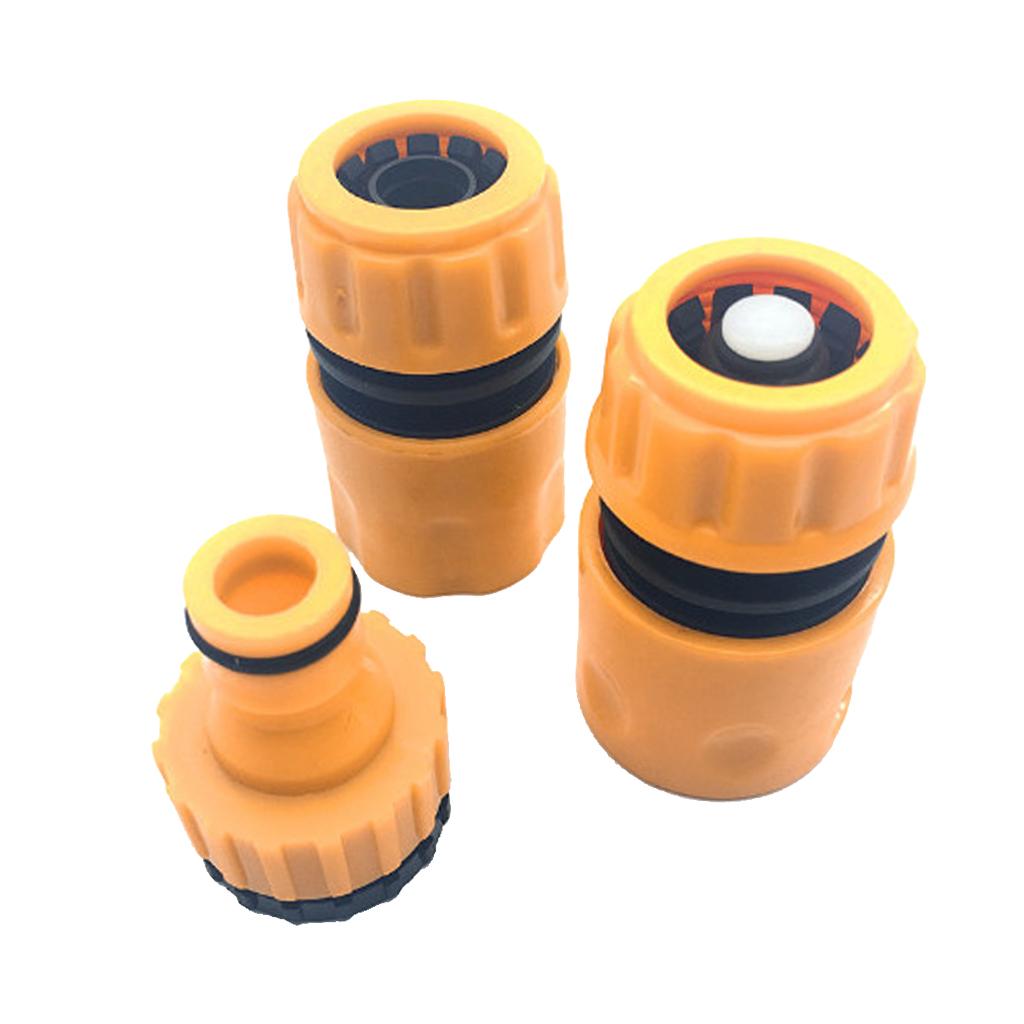 Garden Spray Hose Nozzle Plastic Tap Connector Automatic Watering Device for Outdoor Garden Irrigation System