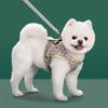 Reflective Plaid Pet Harness and Leash Set - Anti-Pulling and Breathable for Cats and Dogs
