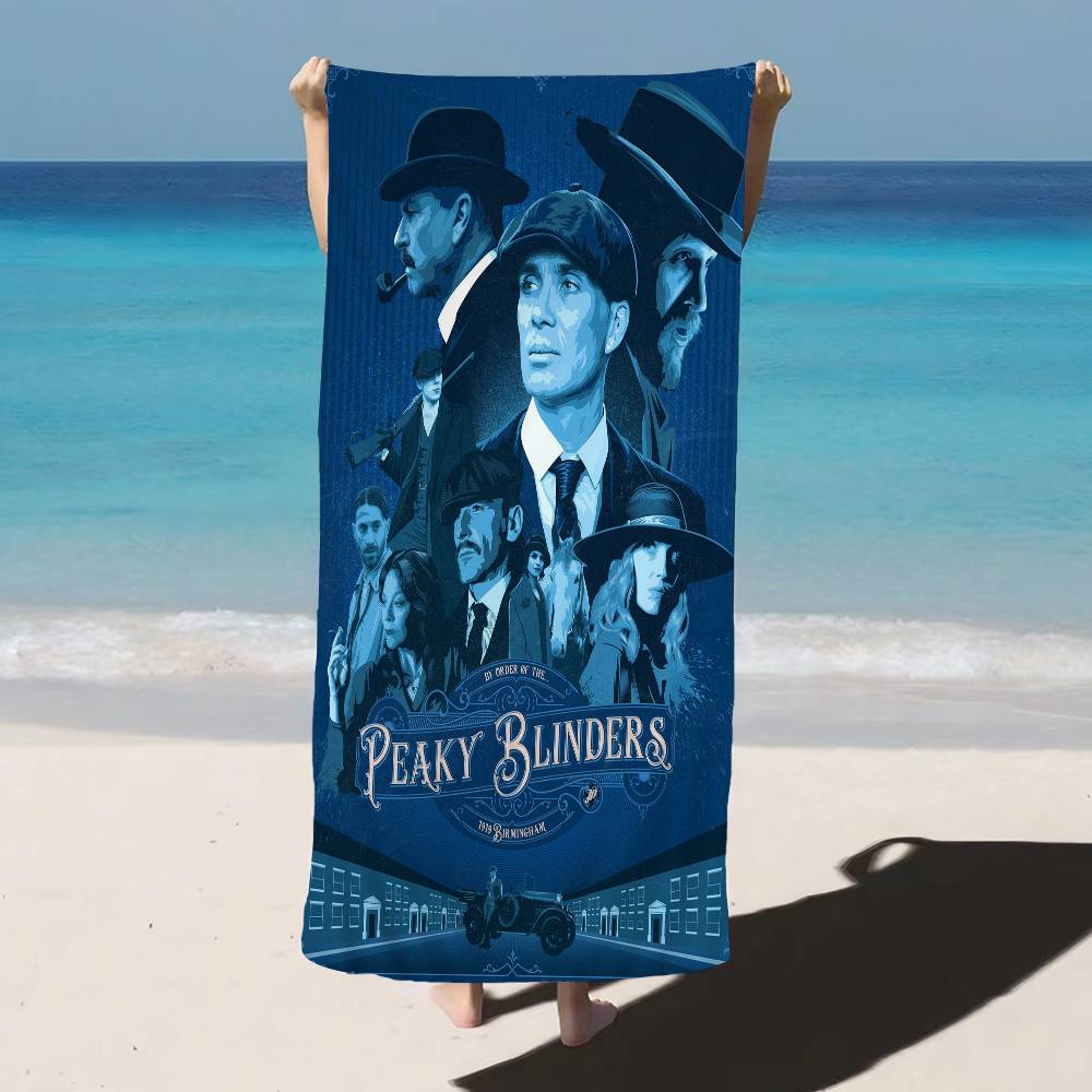 Movie P-Peaky B-Blinders TV Microfiber Beach Towel Absorbent Quick Dry Soft Yoga Swimming Resort Mountain Climbing Towel
