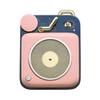 Maowang Atomic Player B612 MW-P1 Portable Retro Bluetooth Speaker CN plug (adapter included)