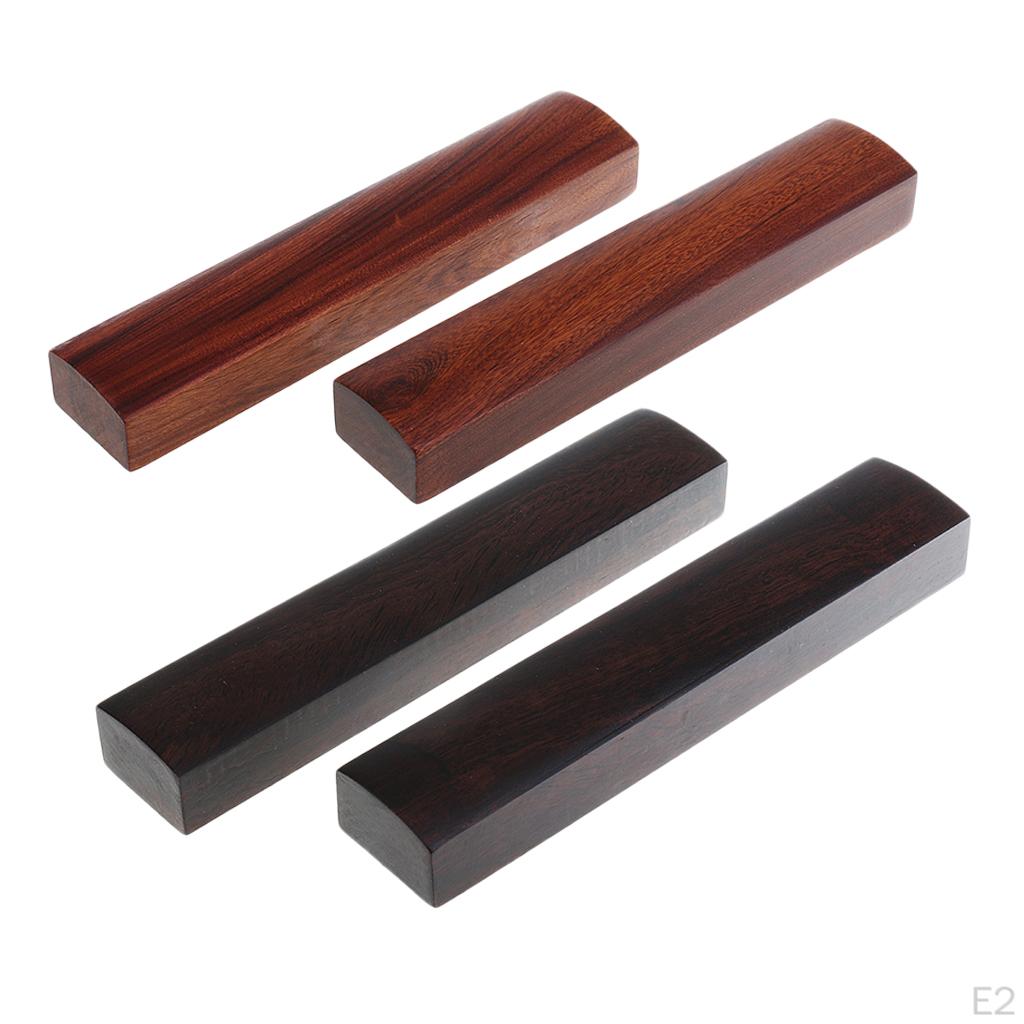 1 Pair of Wooden Chinese Paperweights for Writing Parts