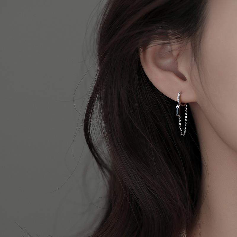 Elegant Chain Stud Earrings: Women's High-End Summer Trend Ear Jewelry 2022