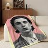 Coperta Plaid in Flanella Celebrity T-Timothee C-Chalamet, Leggera Accogliente, Resistente Lavabile carina Fresca