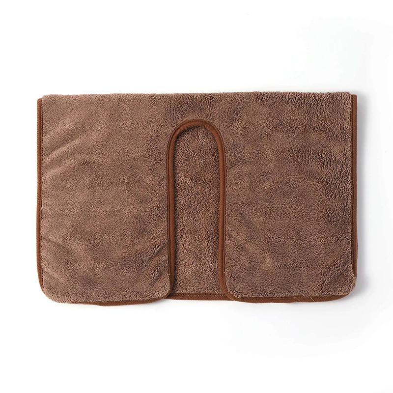 1Pc Beauty Salon Skincare Massage Towel Microfiber Custom Treatment Facial Wrap Spa Neck Face Wrap Towel Warm U Shape Soft Towel