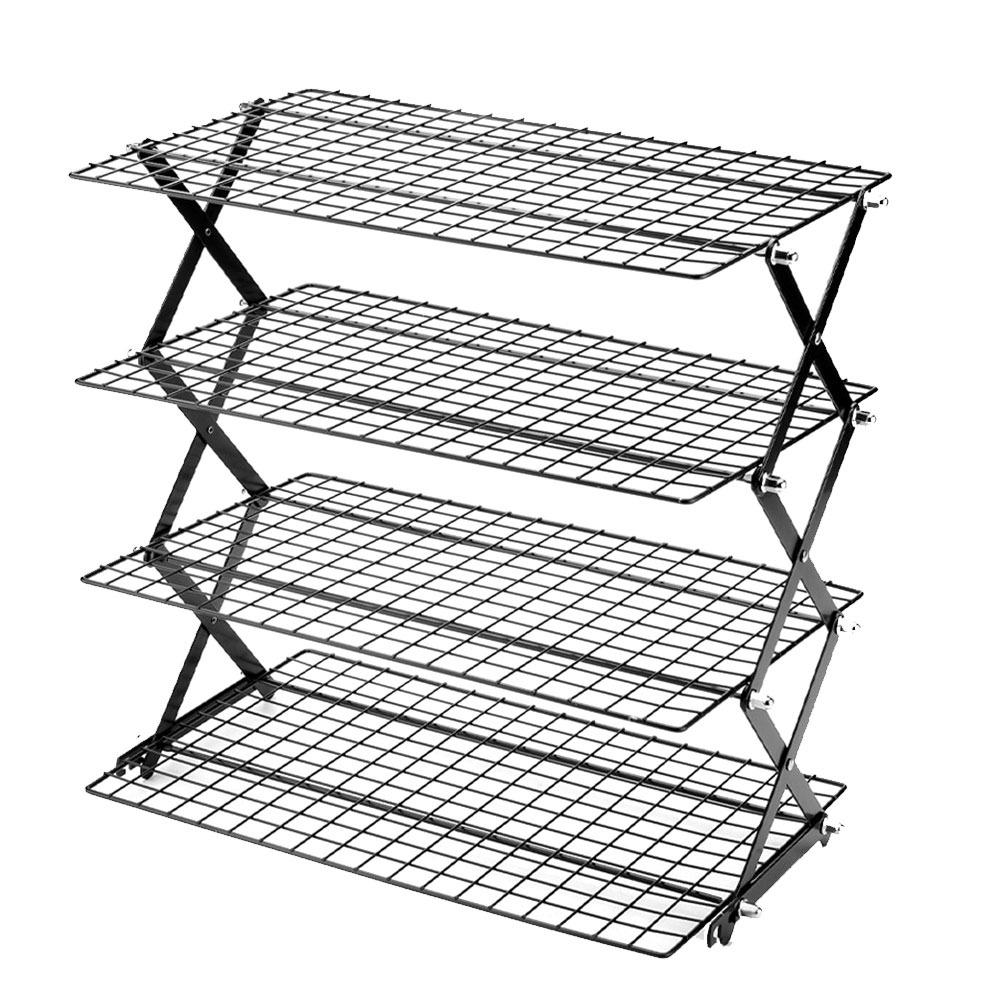 Black Silver Cooling Rack Wire Grid Grid Holder High Quality Baking Cooling Tray Baking