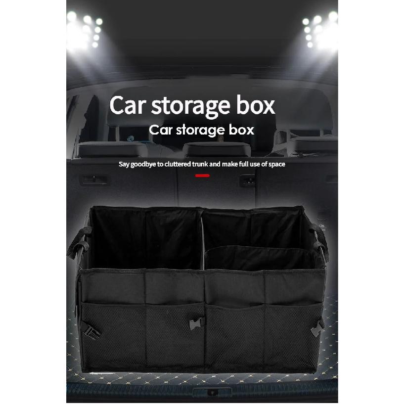 Environmentally Friendly Foldable Large Capacity Car Trunk Storage Box Wear-resistant And Waterproof Suitable For Car SUV Trunk