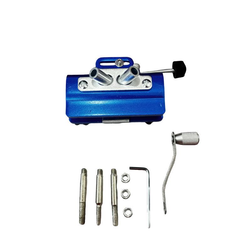 Portable Hand-Crank Chainsaw Chain Sharpener Tool