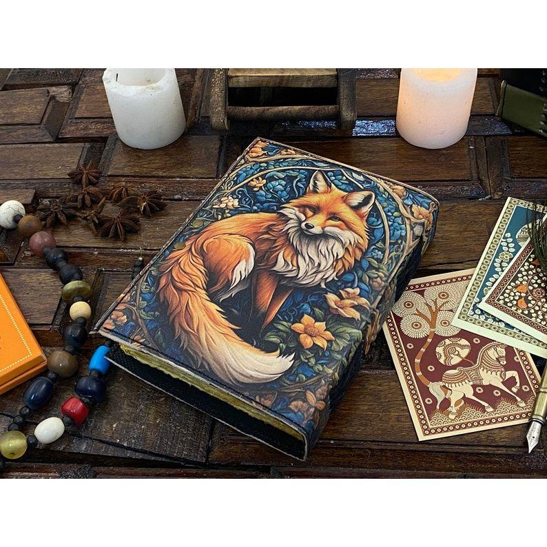 Wolf Grimoire Leather Journal • handmade leather journal, Celtic journal,  Edge pages Daily notpad, recipe book, travel diary,