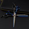 6.0 Inch Black And Blue, Hair Scissors, Hair Scissors, Tooth Scissors, Bangs Scissors, Tooth Scissors, Thin