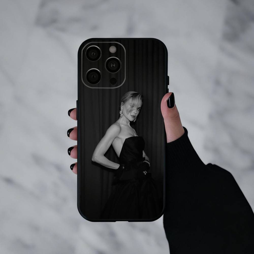 Actress Nicole Mary Kidman Phone Case For iPhone 17pro, 16,15,14,13,12,11 X XR Plus,Others Soft Black Cover