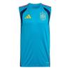 España 26 Camiseta Tiro Sin Mangas Cuello Redondo Jersey Tops para Hombre KA8191