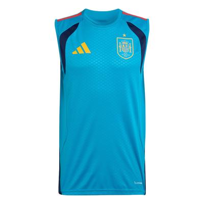 Spain 26 Tiro Jersey Sleeveless Round Neck Pullover Men Tops KA8191