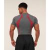 Short Sleeved Summer T-shirt Quick Drying Breathable Sports and Leisure Running Top Elastic Fitness