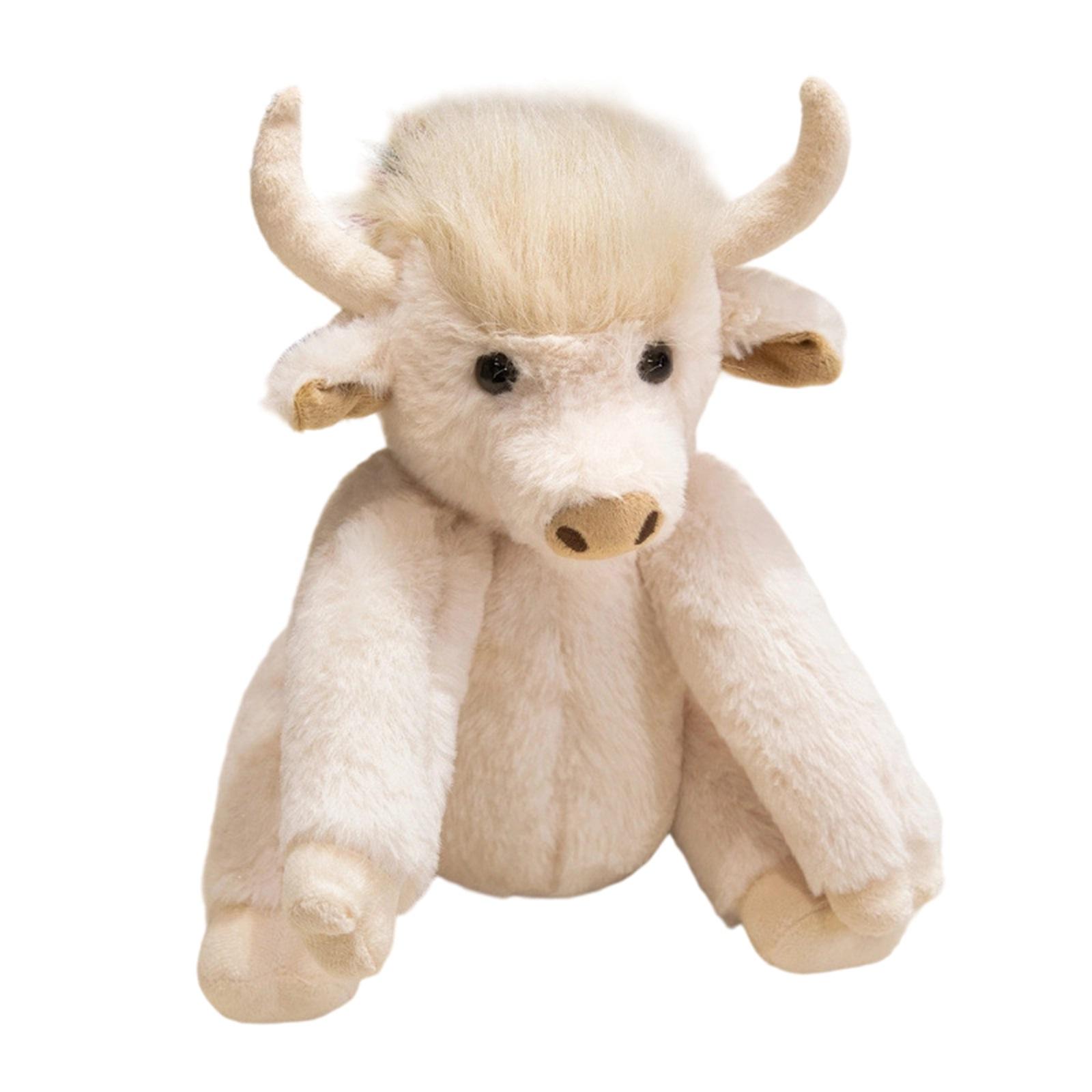 

Cow Joint Activity Plush Doll With Long Hair, Gift (Silent ) One Size