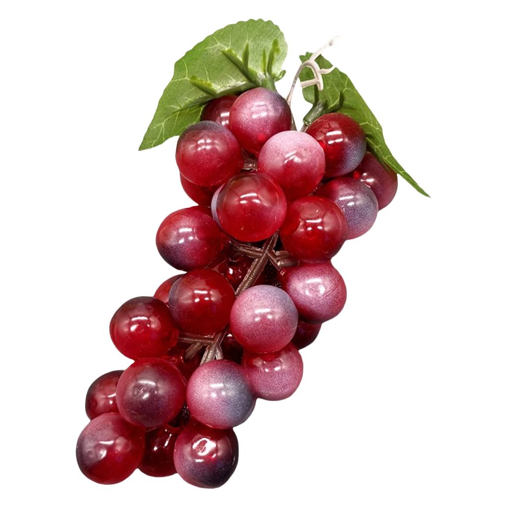 Lifelike Faux Grapes Bunch Display Ornament for Decorative Purposes In Homes Weddings Restaurants and Photo Shoots