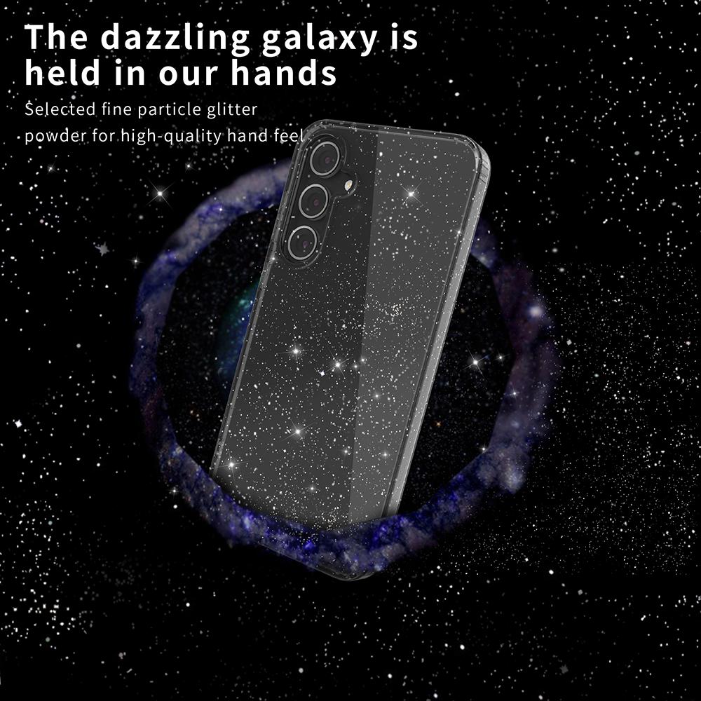 Luxury Fashion Glitter Transparent Phone Case for Samsung Galaxy A57 A37 A17 A56 A36 A16 A06 A55 A35 A25/15/05 Shockproof Cover