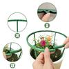 4/8set Plastic Plant Support Pile Stand Plant Support Pile for Flowers Greenhouses Arrangement Fixing Rod Holder Garden Tools