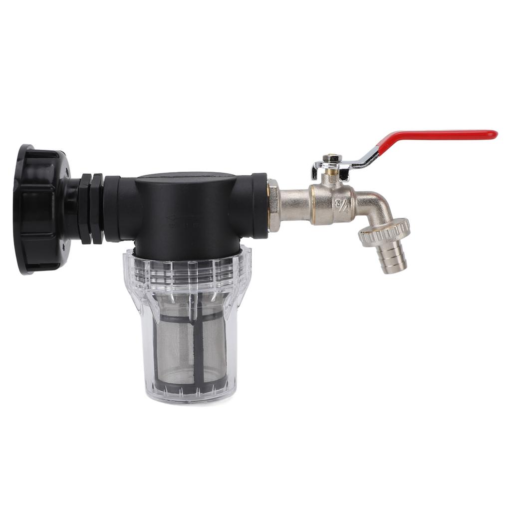 IBC Tank Filter Ton Barrel Filter Connector Large Flow Sealed IBC Tank Hose Adapter Ton Barrel