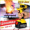 98VF 320NM 12000mAh 110-240V Cordless Electric Impact Wrench Drill Screwdriver
