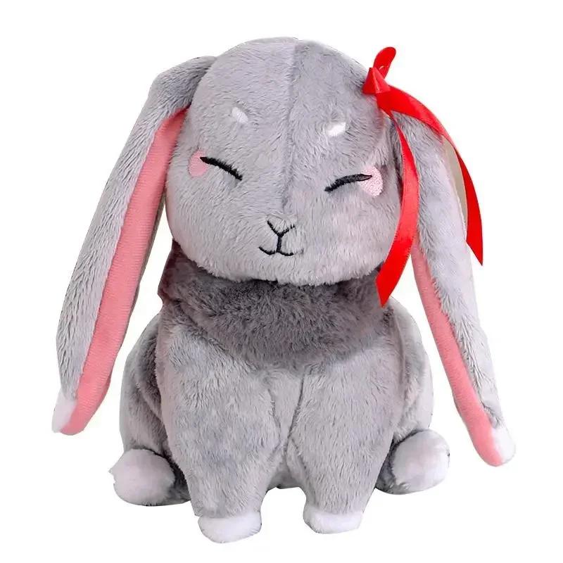 Cartoon Embroidery Rabbit Plush Doll Mo Dao Zu Shi Wei Wuxian Lan Wangji Anime Derivative Toy Collection Cosplay Plaything Gift