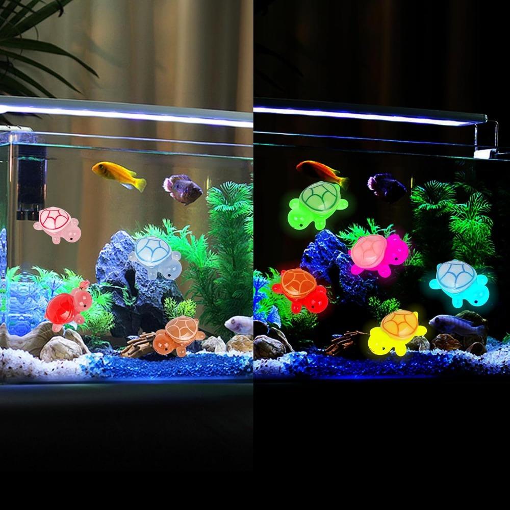 10/20/30pcs Sea Turtle Figurines, Glow In The Dark Turtle Figure for Craft Garden Decor Home and Party Decorations