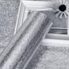 Aluminiumfolienpapier Küchenölbeständige Aufkleber Wasserdichter Gasherd-Schutz Selbstklebend Silbern für Küchen-Spezialzubehör