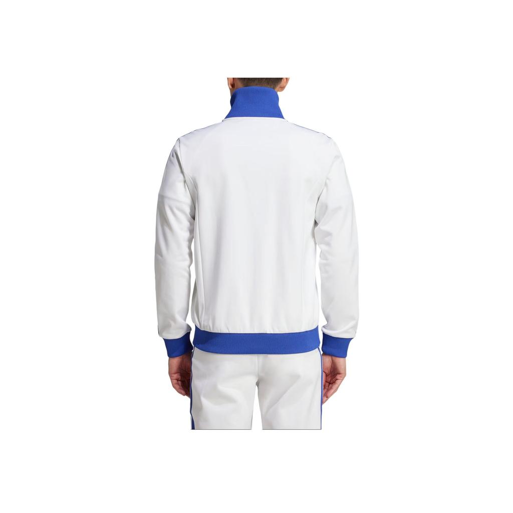 Adidas Originály Jude Bellingham Tepláková bunda Vintage Sportovní bunda Pánské bundy Bílá IM7913