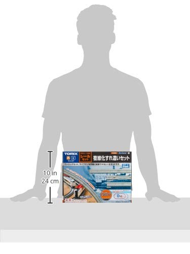 TOMIX N Gauge Rail Set, Double Track Passing Set, D Pattern 91028, Model Railroad