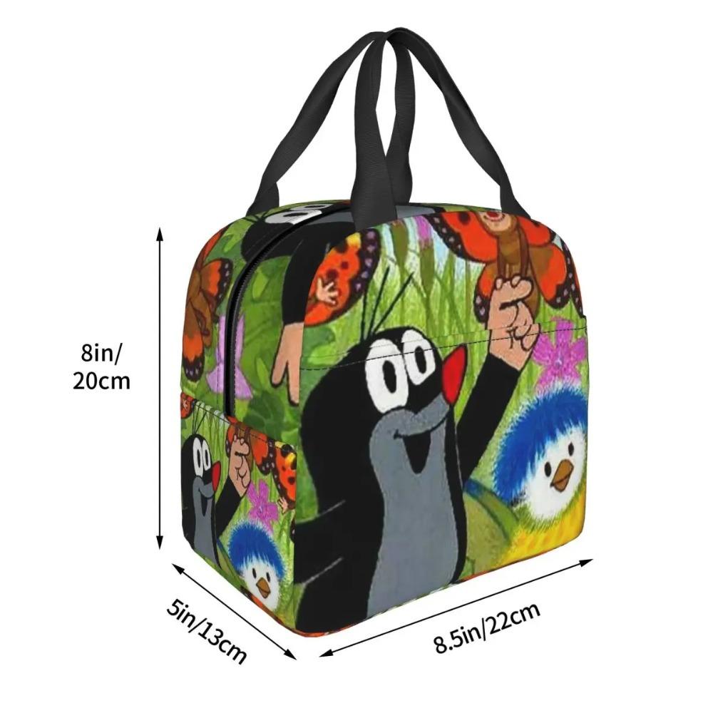 Cartoon Czech Cartoons Krtek Mole Insulated Lunch Bag for Women Kids Leakproof Food Boxes Thermal Lunch Box Tote