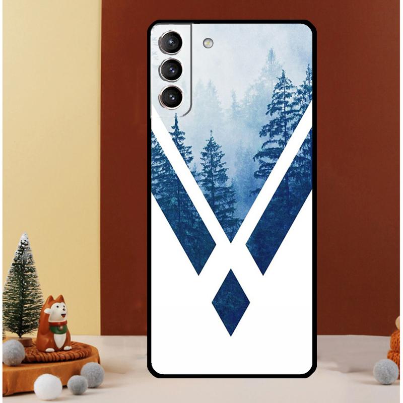 Forest Geometry Wood Nature Case For Samsung Galaxy S25 S26 Ultra S21 S22 S20 S23 S24 Ultra S10 Plus S25 FE Cover Funda