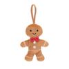 Jellycat Christmas Collection Gingerbread Fred Cute Doll Plush Pendant 10cm High