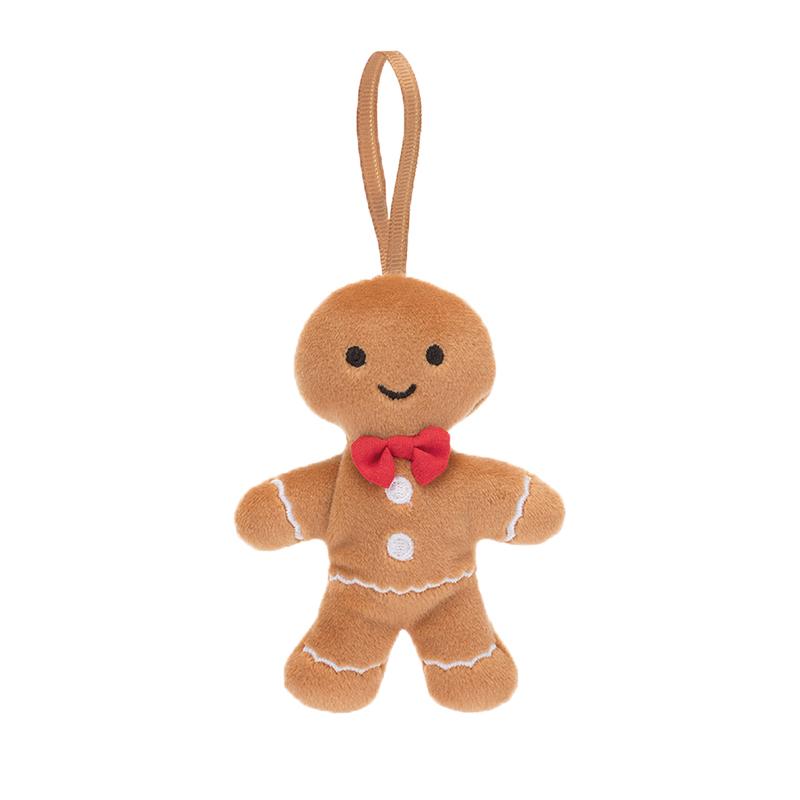 Jellycat Christmas Collection Gingerbread Fred Cute Doll Plush Pendant 10cm High