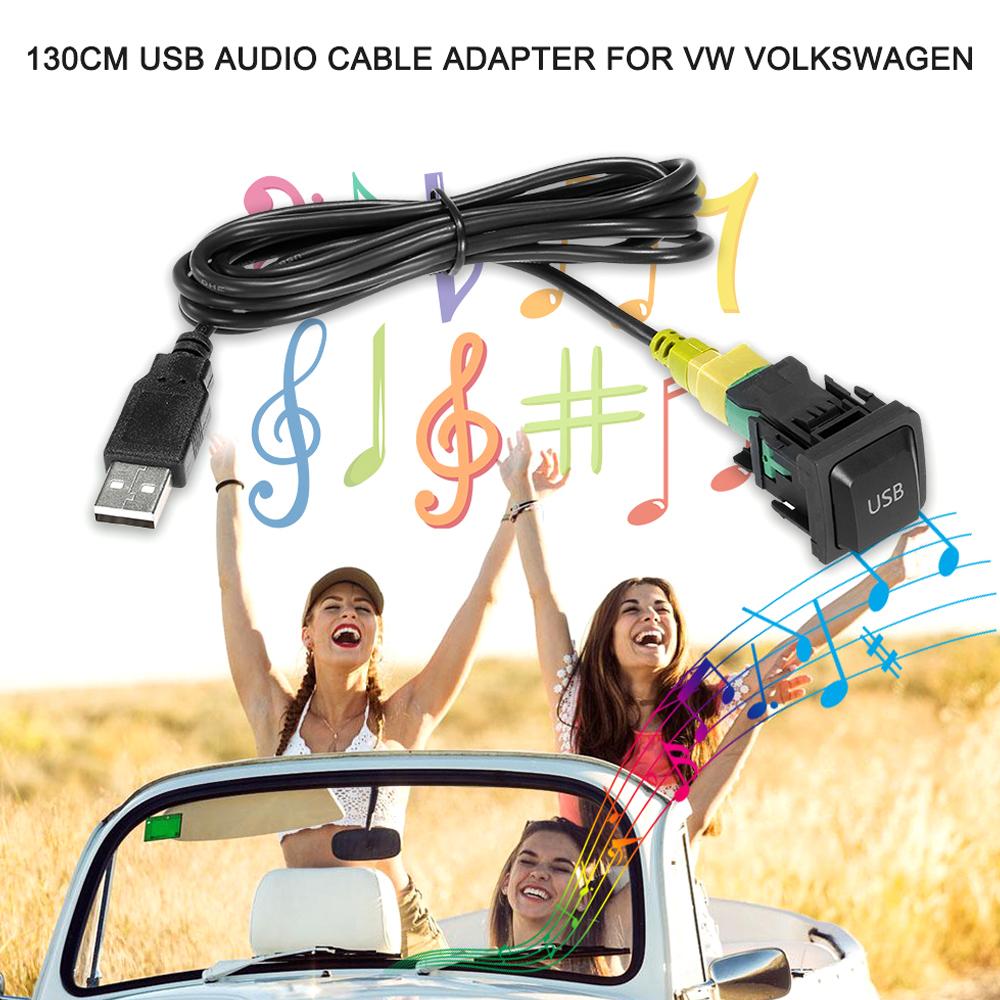 USB   Cable Adapter CD Player Radio Wire Cable Replacement for     130cm