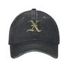 Fashion X Band Logo Classic Baseball Cap  Park Stroll Unisexs Caps