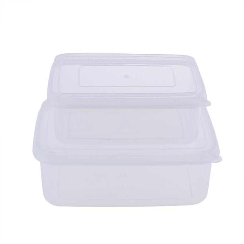 300/500 ml recipient dreptunghiular din plastic transparent special pentru frigider sigilat cutie de depozitare bucatarie de calitate alimentara