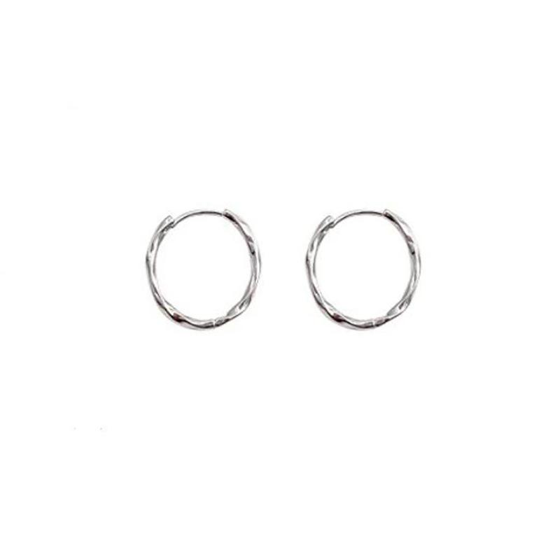 

Female Versatile Niche Twisted Earrings срібний