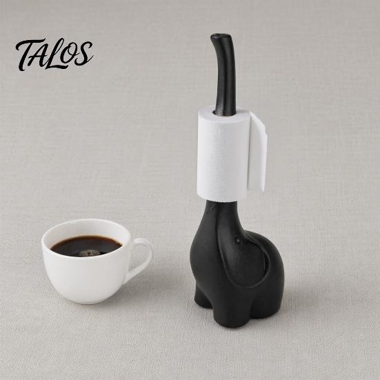 Light Luxury Kitchen Accessory Elephant Paper Towel Holder, with Stable Base, Modern Style Design Holder for And Bathroom Countertop Use Lightweight