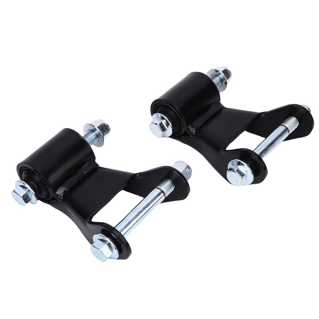 2 STK Bakre Bladfjær Bakover Sjakkel 722 029 Belagt Finish Stål Bakover Bladfjær Opphengssjakkel