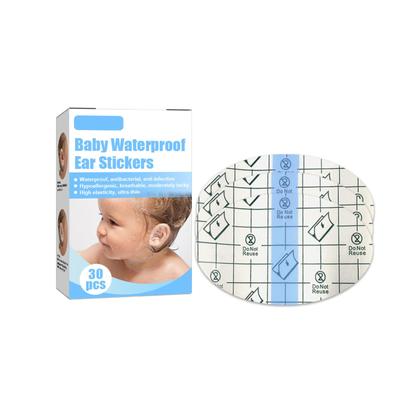 Wasserdichte Kinder-Ohraufkleber, Kinder beim Schwimmen, Baden und Haarewaschen, schützen die Ohren. Anti-Wasser-Ohraufkleber, Gehörschutz-Patch, 30 Stück