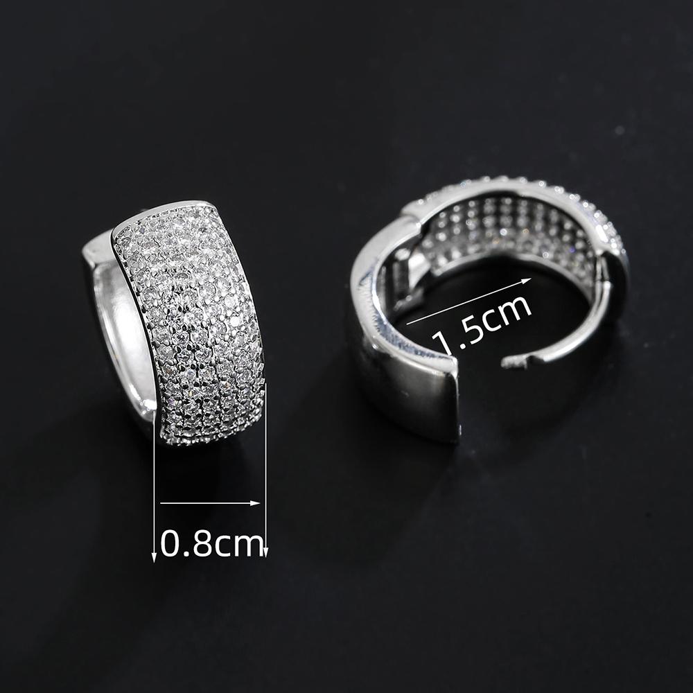 Emmaya Bridal Wedding Party Shiny Zirconia Earring For Female Exquisite Dress-Up For Women&Girls Ingenious Jewelry