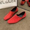 Fashion Women Square Toe Flats Loafers Shoes Brand Party Summer Sandals 2025 Elegant New Casual Sneakers Fashion Walking Shallow Zapatos