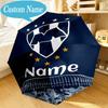 Custom Name Umbrella Galactic Monterrey Crest Umbrella 8-Frame for Travel, Camping, Casual Lightweight Portable, Essential for Family Gifts