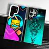 Geometry Dash Spiel Stoßfeste Handyhülle für Samsung Galaxy S26 Edge S25 Ultra S24 FE S23 Plus S21 Hülle Sturzfest Fundas